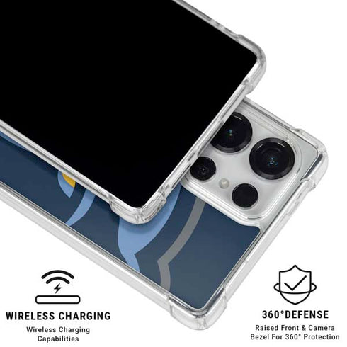 NBA Memphis Grizzlies Large Logo Galaxy S26 Ultra Clear Case
