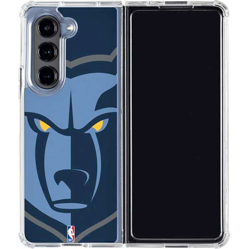 NBA Memphis Grizzlies Large Logo Galaxy Z Fold5 5G Clear Case