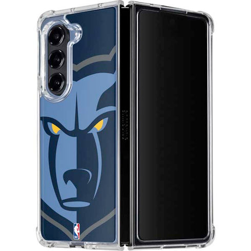 NBA Memphis Grizzlies Large Logo Galaxy Z Fold5 5G Clear Case