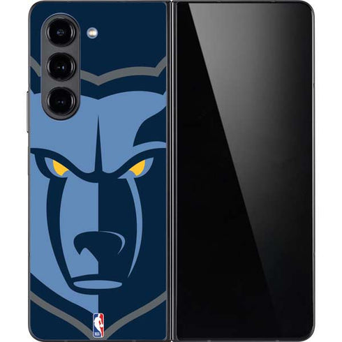 NBA Memphis Grizzlies Large Logo Galaxy Z Fold5 5G Skin