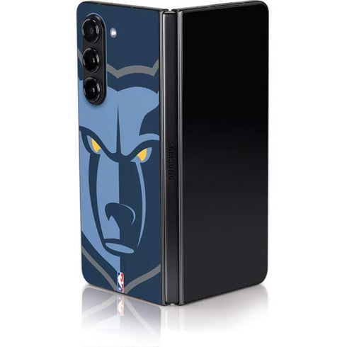 NBA Memphis Grizzlies Large Logo Galaxy Z Fold5 5G Skin
