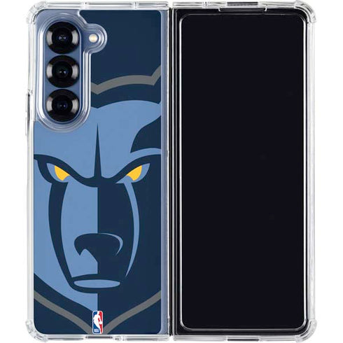 NBA Memphis Grizzlies Large Logo Galaxy Z Fold6 Clear Case