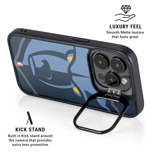NBA Memphis Grizzlies Large Logo iPhone 14 Pro Max Kickstand Case