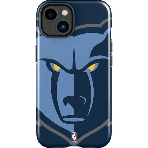 NBA Memphis Grizzlies Large Logo iPhone 15 Impact Case