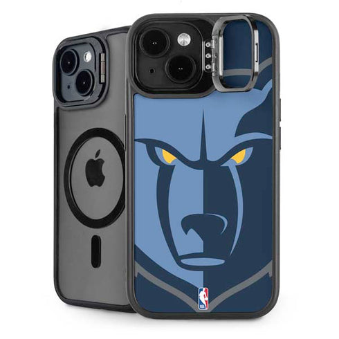 NBA Memphis Grizzlies Large Logo iPhone 15 Plus Kickstand Case