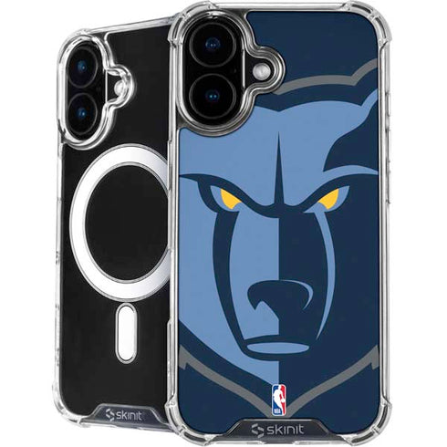 NBA Memphis Grizzlies Large Logo iPhone 16 MagSafe Case
