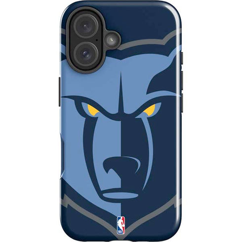 NBA Memphis Grizzlies Large Logo iPhone 16 Plus Impact Case