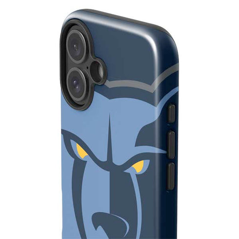 NBA Memphis Grizzlies Large Logo iPhone 16 Plus Impact Case