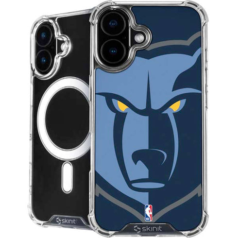 NBA Memphis Grizzlies Large Logo iPhone 16 Plus MagSafe Case