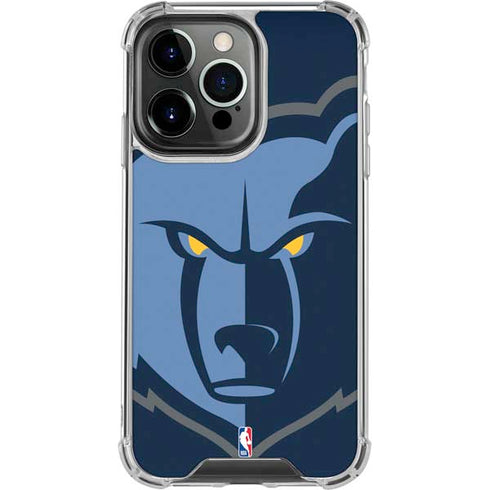 NBA Memphis Grizzlies Large Logo iPhone 16 Pro Clear Case