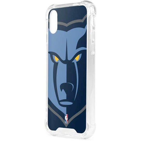 NBA Memphis Grizzlies Large Logo iPhone XS Clear Case
