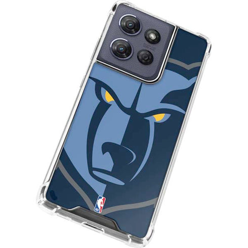 NBA Memphis Grizzlies Large Logo Moto G 5G (2025) Clear Case