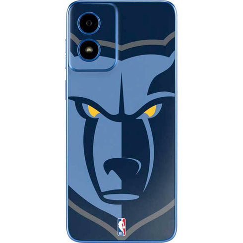 NBA Memphis Grizzlies Large Logo Moto G Play 4G (2024) Skin