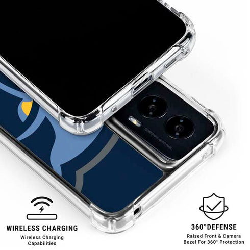 NBA Memphis Grizzlies Large Logo Moto G Power 5G (2024) Clear Case