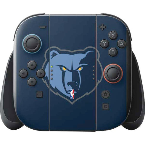 NBA Memphis Grizzlies Large Logo Nintendo Switch 2 (2025) with Joy-Con Skin