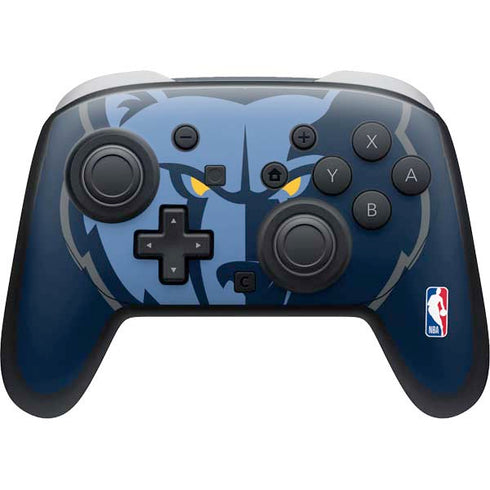 NBA Memphis Grizzlies Large Logo Nintendo Switch 2 (2025) Pro Controller Skin