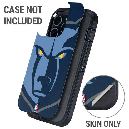 NBA Memphis Grizzlies Large Logo Otterbox Defender iPhone Skin