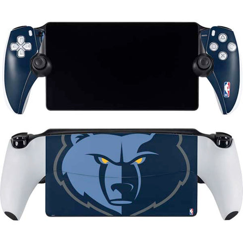 NBA Memphis Grizzlies Large Logo PlayStation Portal Remote Player Skin