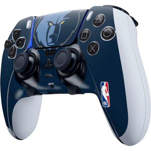 NBA Memphis Grizzlies Large Logo PS5 DualSense Edge Pro Controller Skin