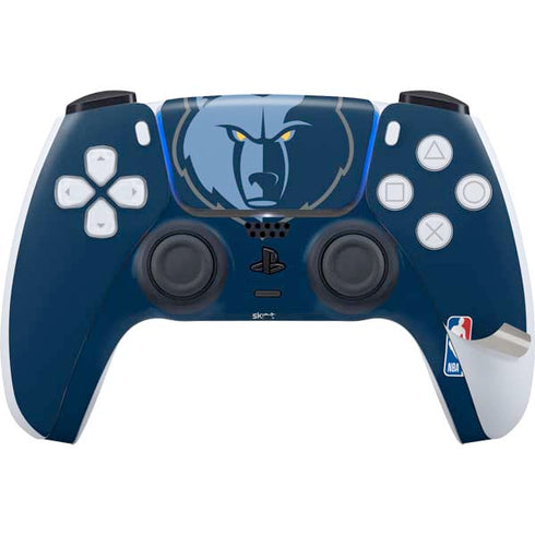 NBA Memphis Grizzlies Large Logo PS5 Pro Disk Bundle Skin