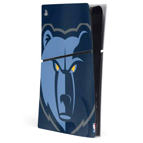 NBA Memphis Grizzlies Large Logo PS5 Slim Digital Edition Console Skin
