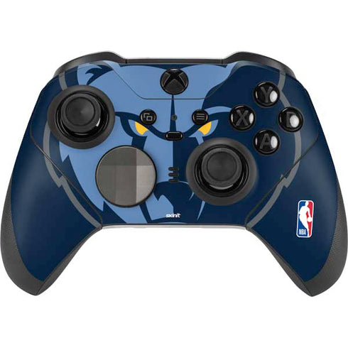 NBA Memphis Grizzlies Large Logo Xbox Elite Wireless Controller Series 2 Skin
