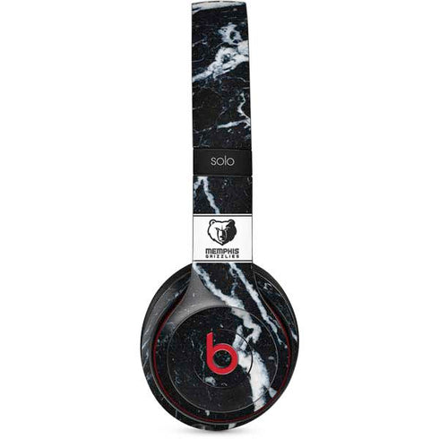NBA Memphis Grizzlies Marble Beats Solo 2 Wireless Skin