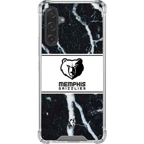 NBA Memphis Grizzlies Marble Galaxy A17 Clear Case