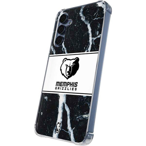 NBA Memphis Grizzlies Marble Galaxy A35 5G Clear Case