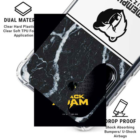 NBA Memphis Grizzlies Marble Galaxy A36 5G Clear Case