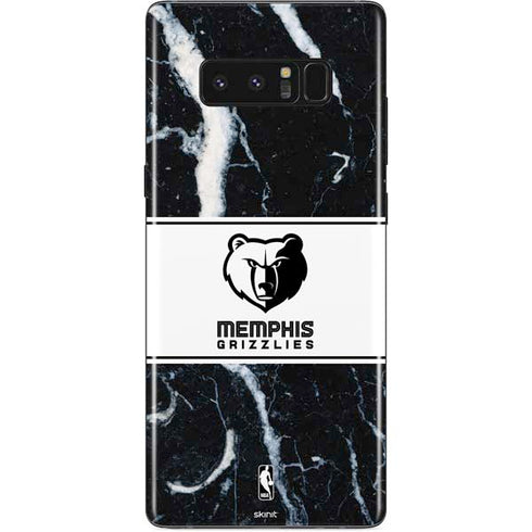 NBA Memphis Grizzlies Marble Galaxy Note 8 Skin