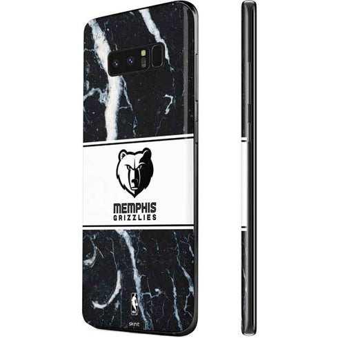 NBA Memphis Grizzlies Marble Galaxy Note 8 Skin