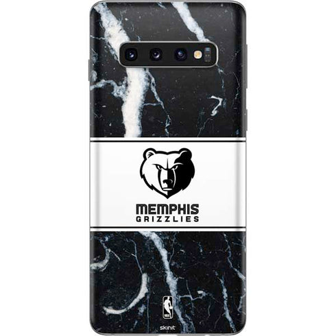 NBA Memphis Grizzlies Marble Galaxy S10 Skin