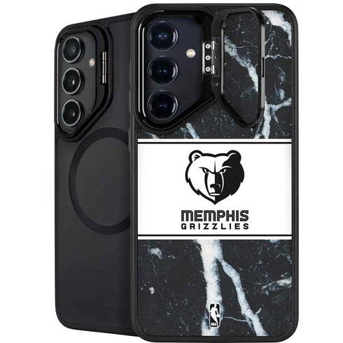 NBA Memphis Grizzlies Marble Galaxy S25 Kickstand Case