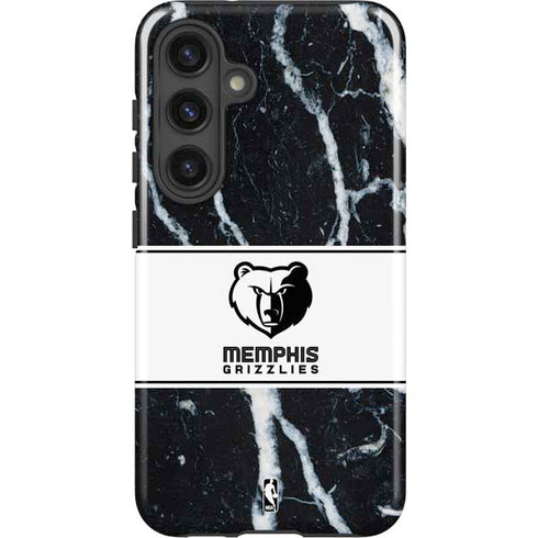 NBA Memphis Grizzlies Marble Galaxy S25 Plus Impact Case