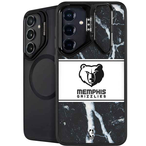 NBA Memphis Grizzlies Marble Galaxy S25 Plus Kickstand Case