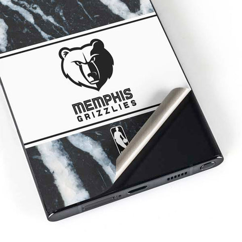 NBA Memphis Grizzlies Marble Galaxy S25 Ultra Skin