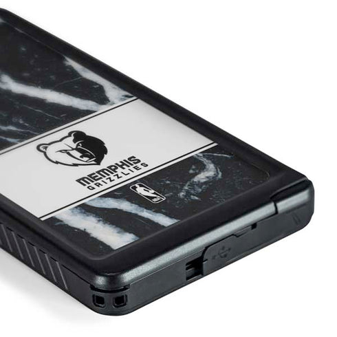 NBA Memphis Grizzlies Marble Galaxy S24 Ultra Waterproof Case