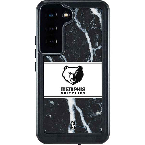 NBA Memphis Grizzlies Marble Galaxy S24 Waterproof Case