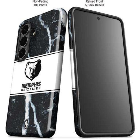 NBA Memphis Grizzlies Marble Galaxy S26 Plus Impact Case