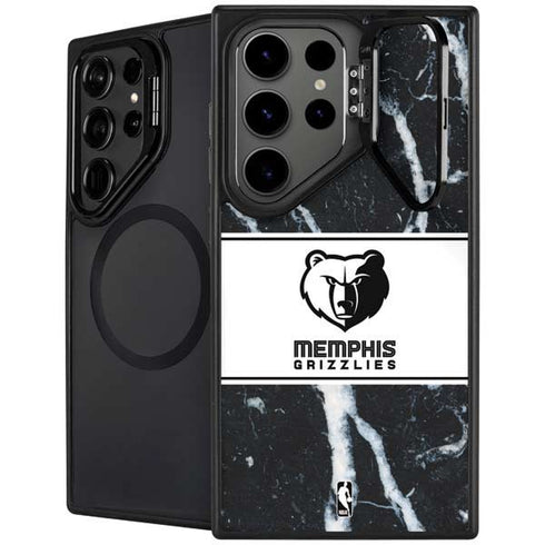 NBA Memphis Grizzlies Marble Galaxy S26 Ultra Kickstand Case