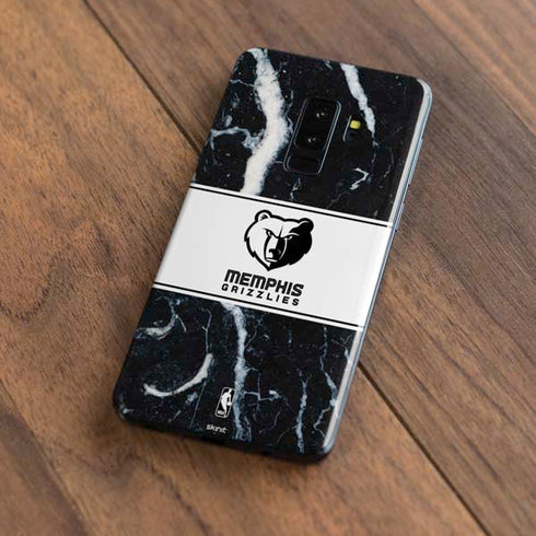 NBA Memphis Grizzlies Marble Galaxy S9 Plus Skin