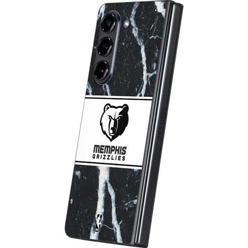 NBA Memphis Grizzlies Marble Galaxy Z Fold5 5G Skin