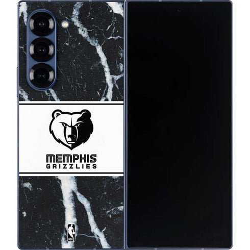 NBA Memphis Grizzlies Marble Galaxy Z Fold6 Skin