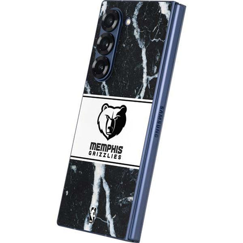 NBA Memphis Grizzlies Marble Galaxy Z Fold6 Skin