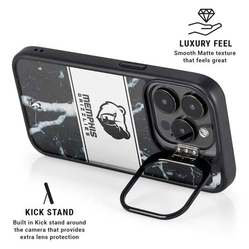 NBA Memphis Grizzlies Marble iPhone 13 Pro Max Kickstand Case