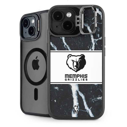NBA Memphis Grizzlies Marble iPhone 14 Kickstand Case