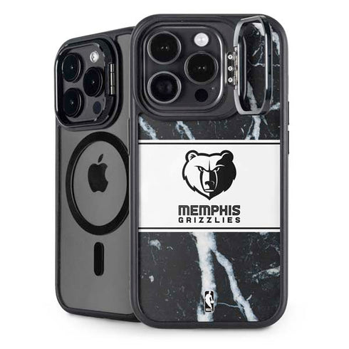 NBA Memphis Grizzlies Marble iPhone 14 Pro Max Kickstand Case