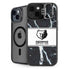 NBA Memphis Grizzlies Marble iPhone 15 Kickstand Case