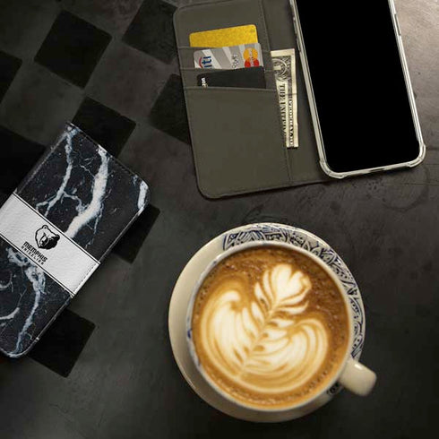 NBA Memphis Grizzlies Marble iPhone 15 Plus Folio Case
